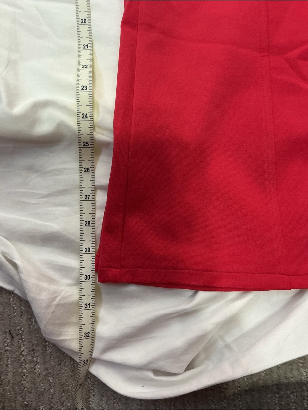 Dear Scarlett Flared Pants - Coral Red - Picture 8 of 12
